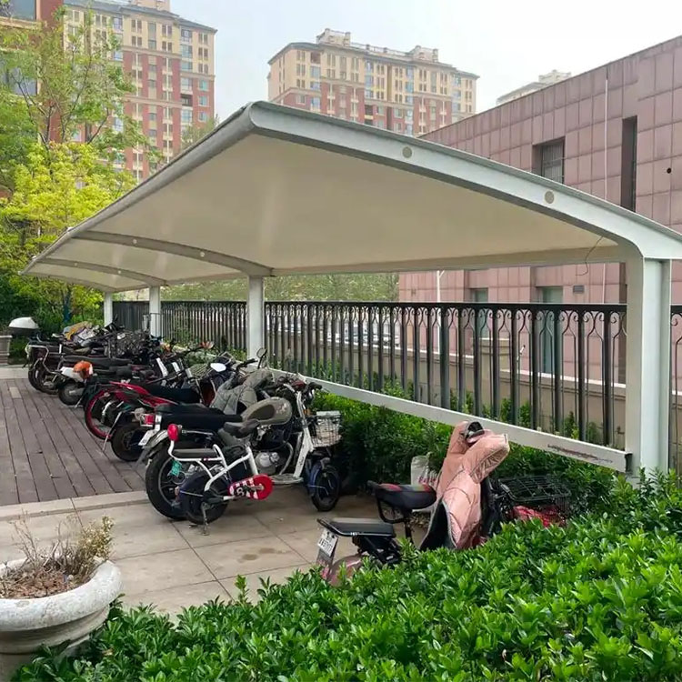 沁县膜结构电动车棚